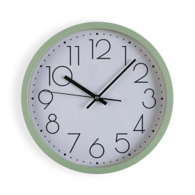 Horloge Murale Noir Métal Bois MDF 60 x 60 x 5 cm (4 Unités) | Tienda24 - Global Online Shop Tienda24.eu