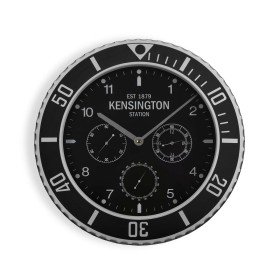 Wanduhr Versa Schwarz Kunststoff 4 x 30 x 30 cm | Tienda24 - Global Online Shop Tienda24.eu