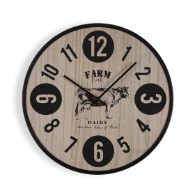 Orologio da Parete DKD Home Decor 43 x 8 x 71 cm Cristallo Nero Dorato Ferro (2 Unità) | Tienda24 - Global Online Shop Tienda24.eu