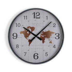 Orologio da Parete DKD Home Decor Nero Rame Argentato Alluminio Plastica Moderno 30 x 4 x 30 cm (2 Unità) | Tienda24 - Global Online Shop Tienda24.eu