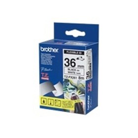 Nastro Laminato per Etichettatrici Brother TZEFX261 Bianco Nero/Bianco di Brother, Etichette adesive e adesivi - Rif: M050279...