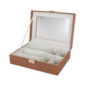 Box for watches Versa Green Polyester 13,5 x 9 x 30,5 cm | Tienda24 - Global Online Shop Tienda24.eu