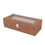 Box for watches Versa Grey Polyester 13,5 x 9 x 30,5 cm | Tienda24 - Global Online Shop Tienda24.eu