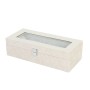 Box for watches Versa Beige Polyester 13,5 x 9 x 30,5 cm | Tienda24 - Global Online Shop Tienda24.eu