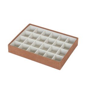 Scatola-Portagioie Home ESPRIT Beige Cristallo 29,5 x 19,5 x 6 cm | Tienda24 - Global Online Shop Tienda24.eu