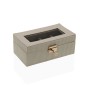 Box for watches Versa Beige MDF Wood 11,5 x 8 x 21 cm | Tienda24 - Global Online Shop Tienda24.eu