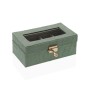 Box for watches Versa Green MDF Wood 11,5 x 8 x 21 cm | Tienda24 - Global Online Shop Tienda24.eu