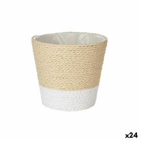 Cache-pot Home ESPRIT Blanc Beige Rose Dolomite chica 12 x 14 x 18 cm (2 Unités) | Tienda24 - Global Online Shop Tienda24.eu