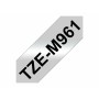 Ruban Laminé pour Etiqueteuses Brother TZe-M961 Noir Noir/Argenté Argenté de Brother, Étiquettes adhésives et autocollants - ...