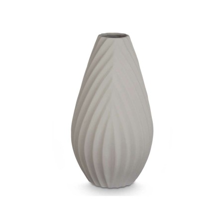 Vase Stripes Grey Ceramic 26 x 49 x 26 cm | Tienda24 - Global Online Shop Tienda24.eu