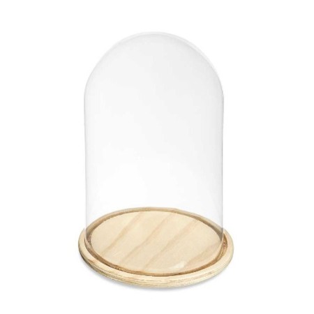 Decorative Figure Dome Transparent Natural 22 x 30 x 22 cm | Tienda24 - Global Online Shop Tienda24.eu