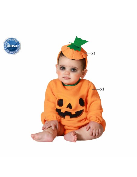 Costume per Neonati Zucca da BigBuy Carnival, Bebé - Ref: S1132997, Precio: €14.75, Descuento: %