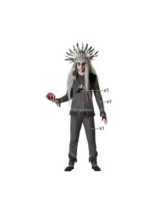 Costume per Adulti Grigio chaman da BigBuy Carnival, Adulti - Ref: S1132998, Precio: €23.87, Descuento: %