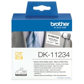 Etisuettes Brother DK11234 Blanc Noir de Brother, Étiquettes adhésives et autocollants - Réf : M0502910, Prix : 32,85 €, Remi...