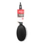 Detangling Hairbrush Red Kiss Kiss Rubberized Black Oval | Tienda24 - Global Online Shop Tienda24.eu