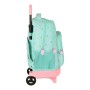 Mochila Escolar com Rodas Benetton World Menta (33 x 45 x 22 cm) | Tienda24 - Global Online Shop Tienda24.eu