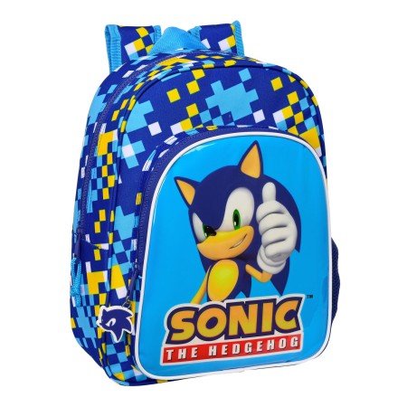 Cartable Sonic Speed 26 x 34 x 11 cm Bleu | Tienda24 - Global Online Shop Tienda24.eu