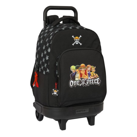 Mochila Escolar con Ruedas One Piece Negro 33 x 45 x 22 cm | Tienda24 - Global Online Shop Tienda24.eu