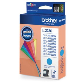 Tinteiro de Tinta Original Brother LC-223CBP Ciano de Brother, Toners e tinta de impressora - Ref: M0502993, Preço: 18,43 €, ...