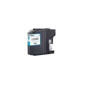 Original Ink Cartridge Brother LC-22EC Cyan by Brother, Printer toners and inks - Ref: M0503005, Price: 28,83 €, Discount: %