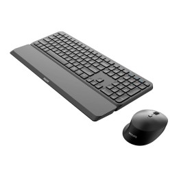 Tastatur mit Maus A4 Tech 7100N Qwerty UK Schwarz Schwarzweiß Kein Englisch QWERTY Qwerty US | Tienda24 - Global Online Shop Tienda24.eu