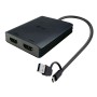 Cabo USB i-Tec CADUAL4KHDMI Preto | Tienda24 - Global Online Shop Tienda24.eu