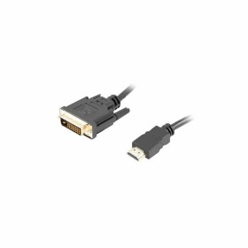 Câble HDMI vers DVI Lanberg Prise Mâle/Prise Mâle Noir | Tienda24 - Global Online Shop Tienda24.eu