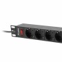 Power Socket 9 Sockets with Switch Lanberg PDU-09F-0300-BK 220-250 V 16 A 4000 W | Tienda24 - Global Online Shop Tienda24.eu