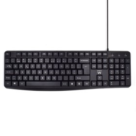 Keyboard R-Go RGOCOESWDBL Black Spanish Qwerty | Tienda24 - Global Online Shop Tienda24.eu