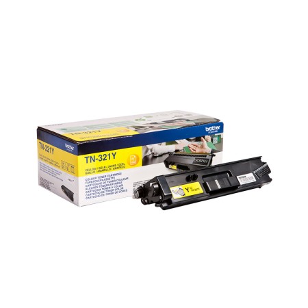 Original Toner Brother TN-321Y Yellow by Brother, Printer toners and inks - Ref: M0503215, Price: 92,53 €, Discount: %