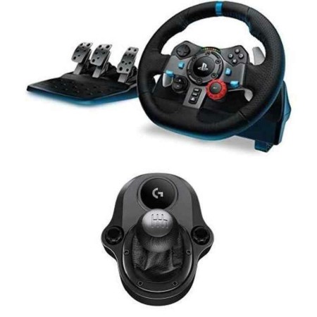 Racing Steering Wheel Logitech 941-000112 PlayStation Microsoft Windows Mac OS | Tienda24 - Global Online Shop Tienda24.eu