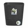 Self-watering flowerpot Elho Greensense Aqua Care Ø 38 x 38,9 cm Dark grey Squared | Tienda24 - Global Online Shop Tienda24.eu