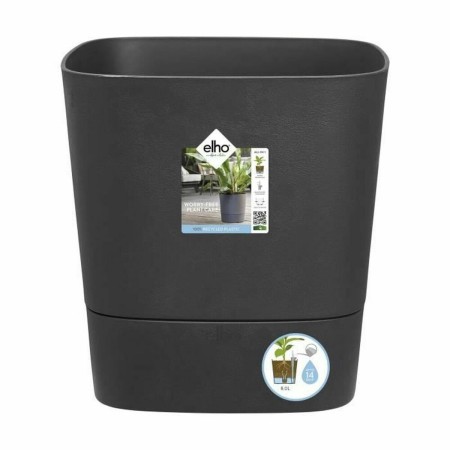 Vaso Autoirrigante Elho Greensense Aqua Care Ø 38 x 38,9 cm Grigio scuro Quadrato | Tienda24 - Global Online Shop Tienda24.eu