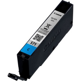 Cartuccia ad Inchiostro Originale Canon CLI-571C Ciano di Canon, Toner e inchiostro per stampante - Rif: M0504033, Prezzo: 18...