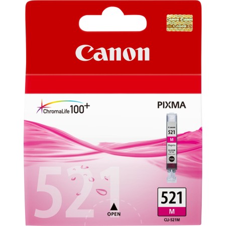 Cartucho de Tinta Original Canon CLI-521 M Magenta (1 unidad) | Tienda24 - Global Online Shop Tienda24.eu