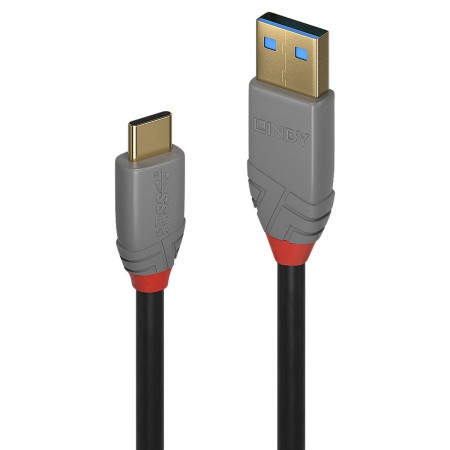 Cable USB-C LINDY 36913 2 m Negro | Tienda24 - Global Online Shop Tienda24.eu