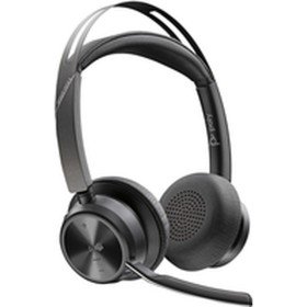 Headphones with Microphone V7 HU311-2EP      Black | Tienda24 - Global Online Shop Tienda24.eu