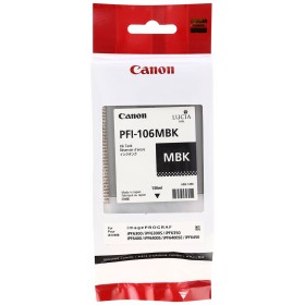 Cartouche d'encre originale Canon PFI-106 MBK Noir Noir mat de Canon, Toners et encre pour imprimante - Réf : M0504516, Prix ...