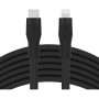 Cable USB-C a Lightning Belkin CAA009BT3MBK 3 m Negro | Tienda24 - Global Online Shop Tienda24.eu