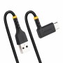 USB-C-Kabel auf USB Startech R2ACR Schwarz 15 cm | Tienda24 - Global Online Shop Tienda24.eu