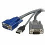 KVM-Switch Startech SVUSBVGA6 Schwarz 1,8 m | Tienda24 - Global Online Shop Tienda24.eu