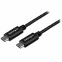 Cable USB C Startech USB2CC50CM      0,5 m Negro | Tienda24 - Global Online Shop Tienda24.eu