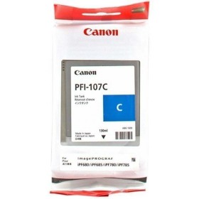 Tinteiro de Tinta Original Canon PFI-107C Ciano de Canon, Toners e tinta de impressora - Ref: M0504554, Preço: 91,13 €, Desco...