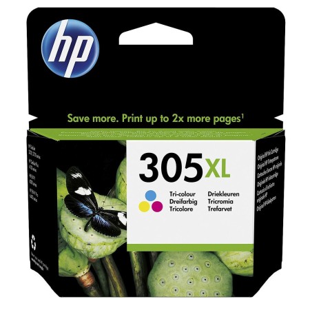 Original Ink Cartridge HP Cartucho de tinta Original HP 305XL de alta capacidad tricolor | Tienda24 - Global Online Shop Tienda24.eu