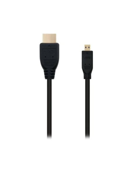 Câble HDMI vers Micro HDMI NANOCABLE 10.15.3501 Noir (0,8 m) | Tienda24 Tienda24.eu