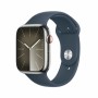 Montre intelligente Apple Watch Series 9 GPS + Cellular S/M 45 mm Bleu Argenté | Tienda24 - Global Online Shop Tienda24.eu