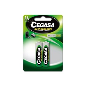 Rechargeable Batteries Cegasa 104371 2100 mAh (2 uds) by Cegasa, Rechargeable Batteries - Ref: M0505062, Price: 8,63 €, Disco...