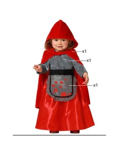 Costume da bambino Cappuccetto Rosso Sanguinario da BigBuy Carnival, Bambini - Ref: S1134912, Precio: €15.60, Descuento: %