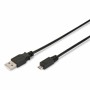 USB-Kabel auf micro-USB Digitus AK-300110-010-S Schwarz 1 m | Tienda24 - Global Online Shop Tienda24.eu