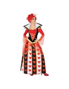 Costume per Adulti Regina di Cuori Multicolore Fantasia da BigBuy Carnival, Adulti - Ref: S1134932, Precio: €22.74, Descuento: %